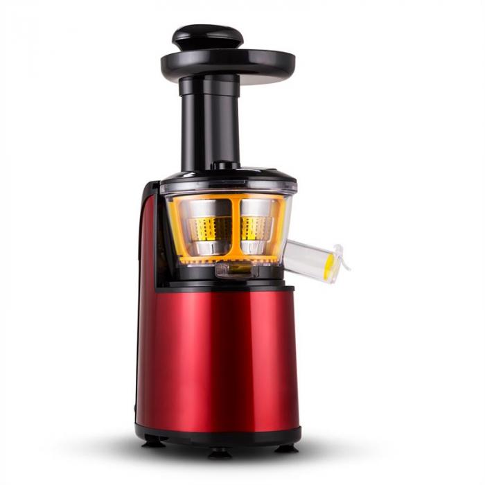 Klarstein Fruitpresso Rossa II Slow Juicer Acier 150W 80 tmin Klarstein fruitpresso nero ii slow juicer acier 150w 80 t
