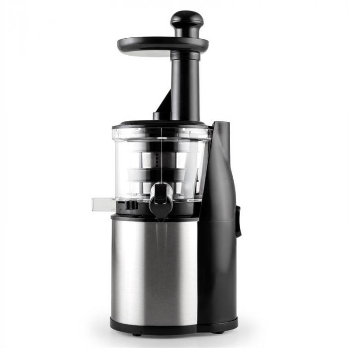 Flowjuicer Entsafter Slow Juicer 200W 80 U/min Edelstahl ...