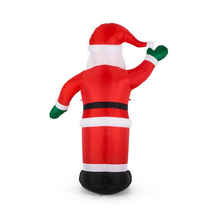 Oneconcept Mr Klaus Babbo Natale Gonfiabile 240cm Ventilatore Led Illuminato