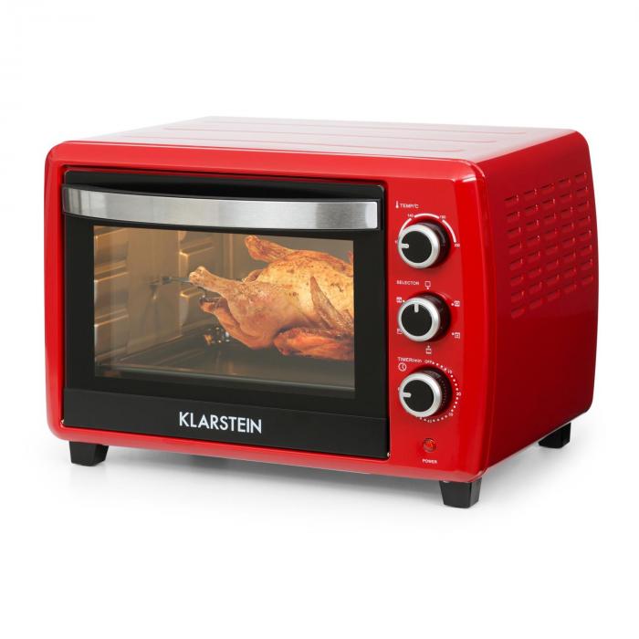 Omnichef 30 2G Mini Oven Rotisserie 1500 W 30 l Red Red at the Best