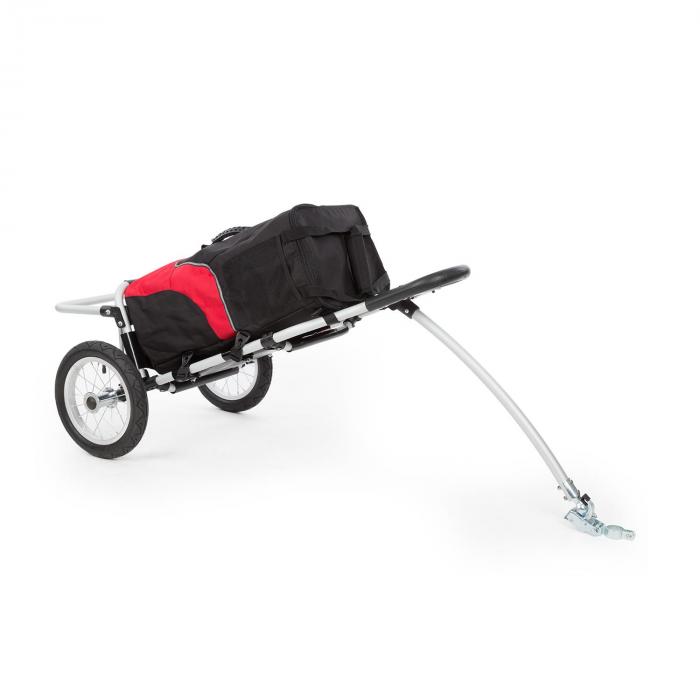 Carry Red Bicycle Trailer Trolley Max. Capacity 20 kg black/red