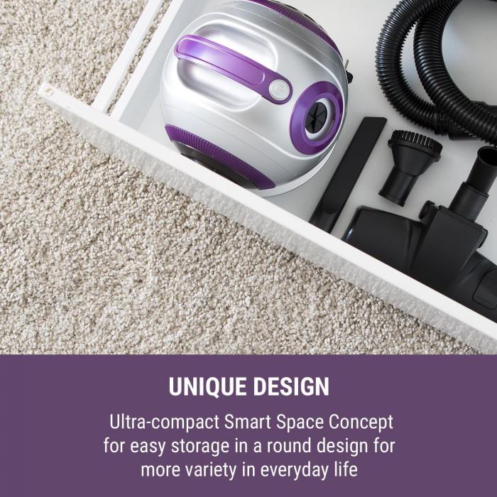 oneConcept Pila Aspirateur sans sac 800W Filtre HEPA 18 kPa ONECONCEPT Pila Aspirateur sans sac 800W Filtre HEPA 18 kPa