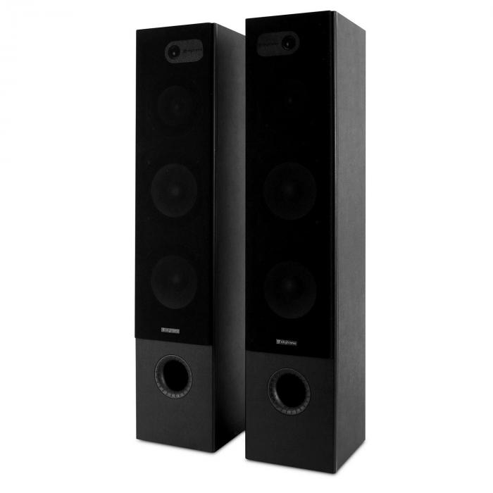 100.264 Hifi 3Way Tower Speakers 500W 21 cm (8") standing subwoofer