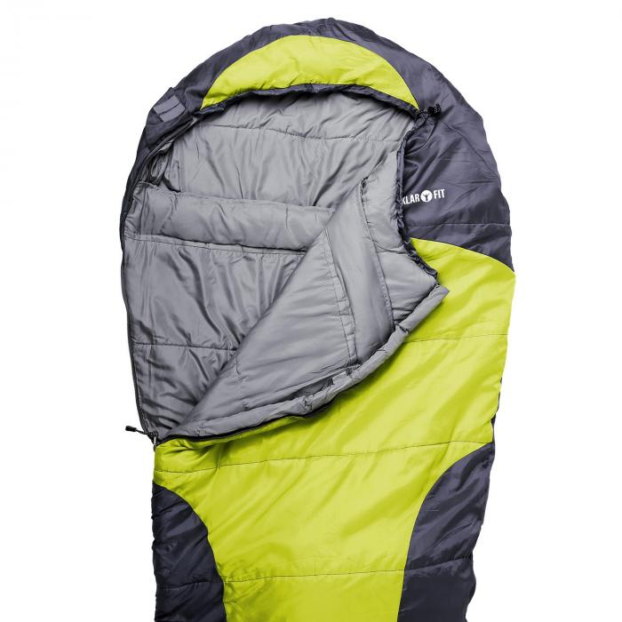 Klarfit Gullfoss sovsäck 230x80x55 cm tvålagers syntetiskt Klarfit Gullfoss sovsäck 230x80x55 cm tvålagers syntetiskt
