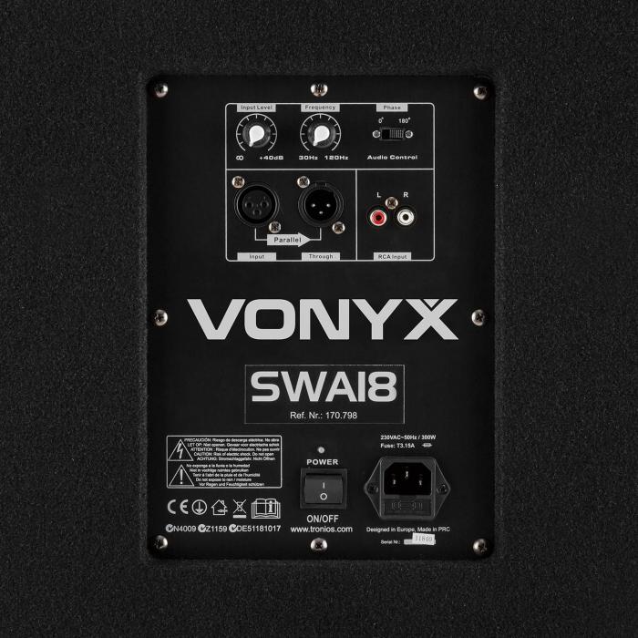 vonyx 18 subwoofer