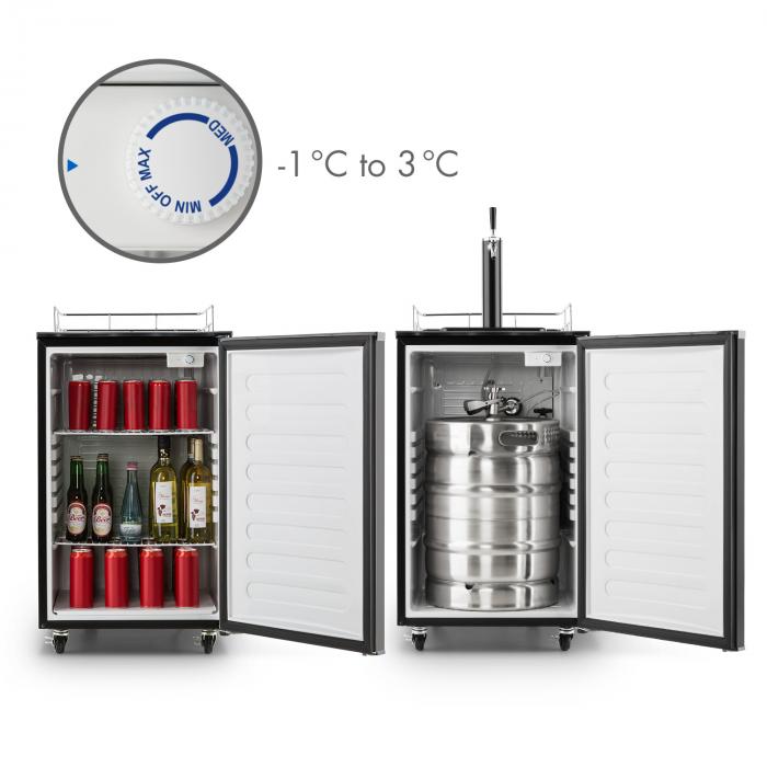 Klarstein Big Spender Single Set Completo Frigo Per Fusti Di Birra Fino A 50l