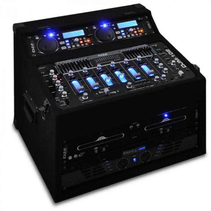 elektronikstar DE DJ PA Set Rack Star Jupiter Shock 800W Rackcase