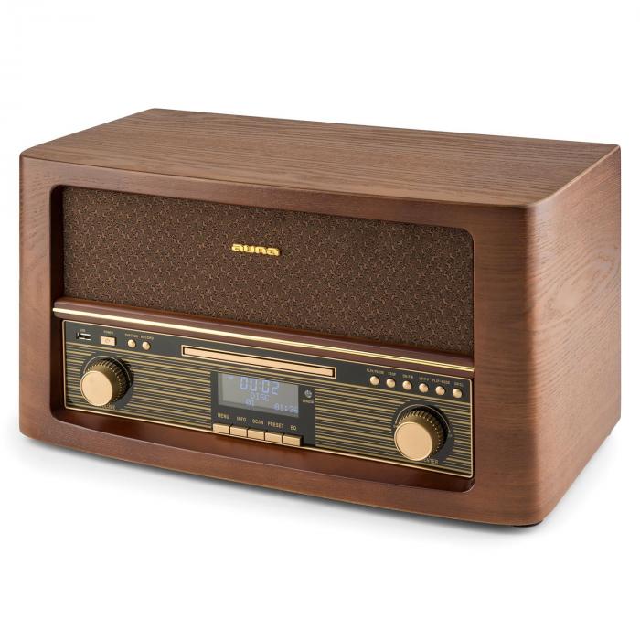 Belle Epoque 1906 DAB Retro Stereo System Bluetooth CD USB MP3 FM