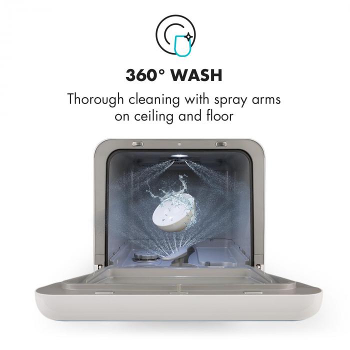 Klarstein Amazonia Mini Zmywarka do naczyń 6 programów wyświetlacz LED