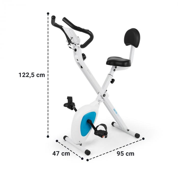 Klarfit XBike XBK700 Pro Bicycle Exercise Bike Ergometer Heart Rate