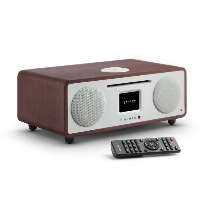 Two 2 1 Design Internet Radio Mit Cd 30w Bluetooth Spotify Connect Wenge