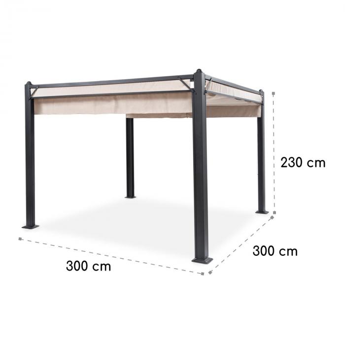 Pantheon Cortina Pavillon Aluminiumkantrohr Uberdachte Flache